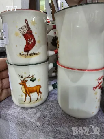 коледни чаши , снимка 2 - Чаши - 48155524