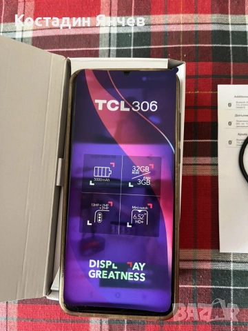 Мобилен телефон TCL 306, снимка 4 - Други - 55867996