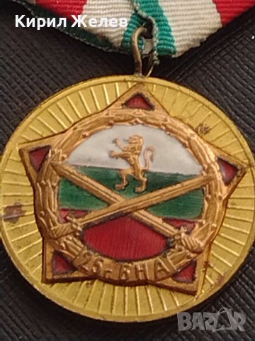 Стар медал 25г. БЪЛГАРСКА НАРОДНА АРМИЯ рядък за КОЛЕКЦИЯ ДЕКОРАЦИЯ с емайл 17447, снимка 4 - Антикварни и старинни предмети - 41371833