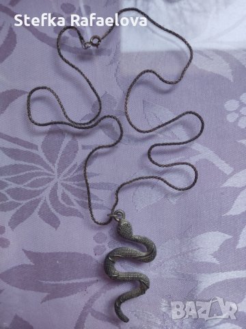 Колие Змия, снимка 1 - Колиета, медальони, синджири - 35662133