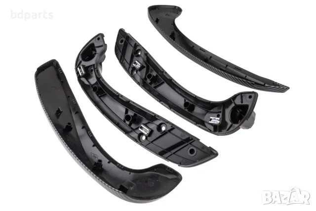 Вътрешни дръжки за предни врати, Renault, Megane 3, Fluence, Карбон, снимка 2 - Части - 56142756