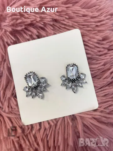 Обеци LFS Kiss Me Silver 