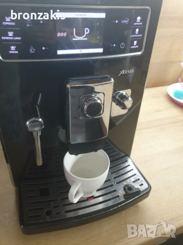Saeco Xelsis black  - внос от Австрия ,  на малко продукти , пълен комплект и консумативи., снимка 9 - Кафемашини - 52527805