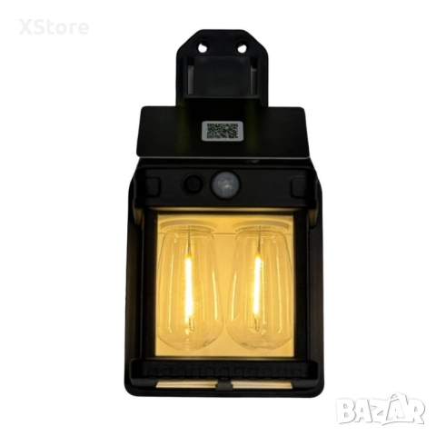 Соларна стенна лампа с интелигентен сензор, снимка 2 - Соларни лампи - 51957006