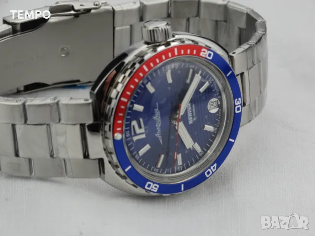 ВОСТОК АМФИБИЯ АВТОМАТИЧЕН ref: 960759 - “НЕПТУН”  , снимка 9 - Мъжки - 46930518