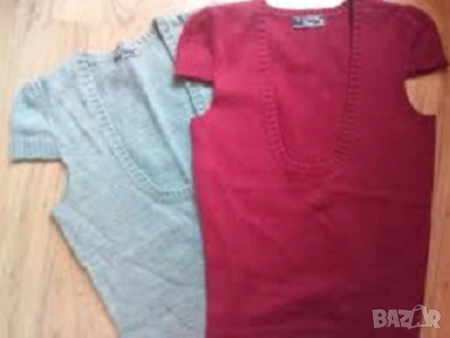 Пуловери с къс ръкав, снимка 2 - Блузи с дълъг ръкав и пуловери - 53671061