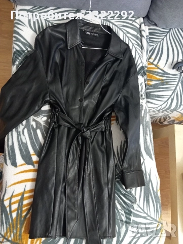 Дамска кожена рокля Zara, M