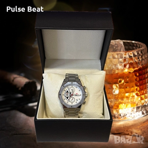 Луксозен мъжки часовник LEIYI с изключителен дизайн, снимка 5 - Мъжки - 52045421