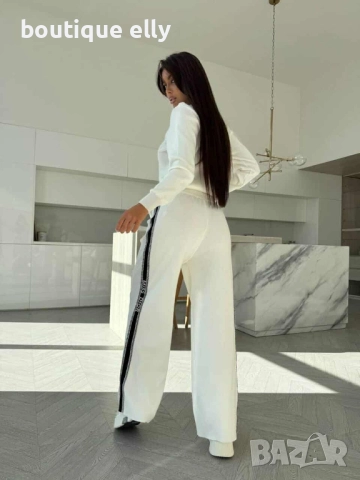 дамски комплект - кафяво и бяло, снимка 3 - Комплекти - 52372433