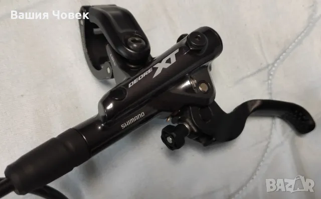 Shimano XT 8100 предна и задна хидравлична дискова спирачка, снимка 2 - Части за велосипеди - 48646252