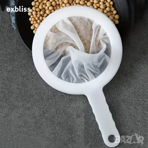 Фина цедка за прецеждане 24х11см., снимка 4 - Съдове за готвене - 49197210