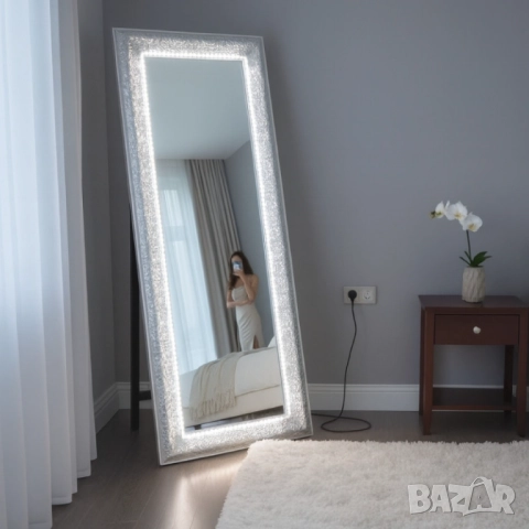 Луксозно огледало с LED осветление, снимка 8 - Други стоки за дома - 51853179