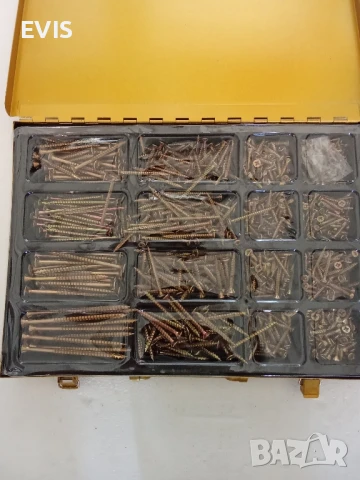 Метален Органайзер с винтове за дърво Rocket Bois & Agglo – 1000 бр., снимка 2 - Железария - 50822667