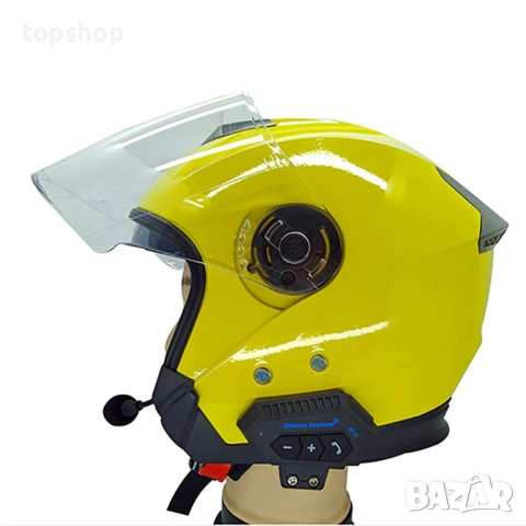 Интерком за 6 човека, комуникационна система за мотоциклети, с безжични слушалки, BT-12 с Bluetooth , снимка 6 - Аксесоари и консумативи - 52034286