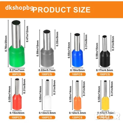 4395 Комплект конектори за обвиване в прозрачна  кутия 800 броя, снимка 4 - Клещи - 48987748