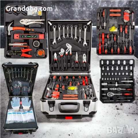 Куфар на колела WerkBull Germany® с инструменти – 1050ч от хром-ванадиева стомана модел 2024