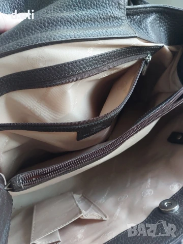 Marina Galanti / SALAMANDER Original 100% Кожа. Две Кафяи чанта, снимка 7 - Чанти - 51277640