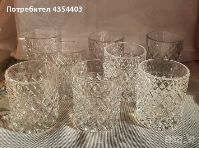 Кристален ретро сервиз за уиски – 11 броя, снимка 1
