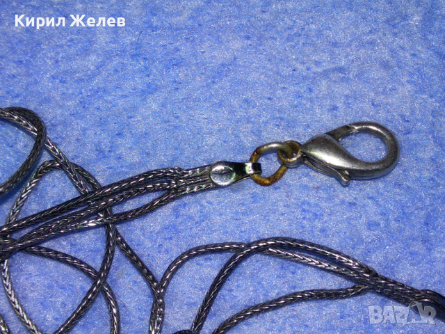 МАРКОВО НЕЖНО ТРОЙНО СРЕБЪРНО КОЛИЕ СРЕБРО 925 с БЯЛА ПОЗЛАТА / Закопчалката НЕ е Сребърна! 43808, снимка 16 - Колиета, медальони, синджири - 44664323