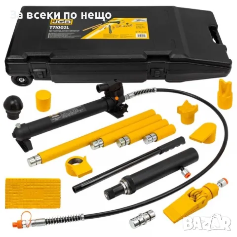 Професионална хидравлична разпъвачка за автомобили 10 тона 16 части JCB