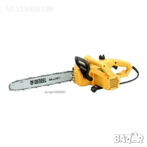 Електрически трион DENZEL 2000W, снимка 3 - Градинска техника - 53815915