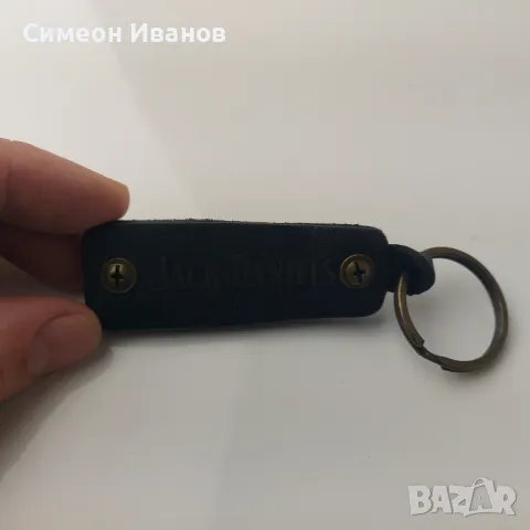  Интересен стар кожен ключодържател Jack Daniel's #5560, снимка 1