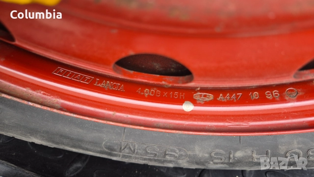 Резервна гума/патерица 15" 5X98mm - Fiat, Alfa Romeo, Lancia и др., снимка 8 - Гуми и джанти - 52215505