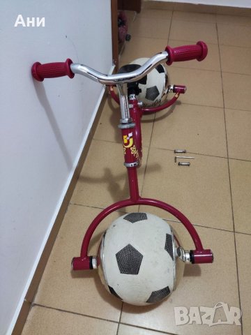 Колело за Баланс с истински топки вместо колела, снимка 6 - Детски велосипеди, триколки и коли - 38819807