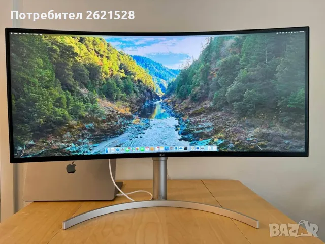 Ultrawide Геймърски Монитор LG 38WN95C-W - 38 инча, 144Hz, снимка 1