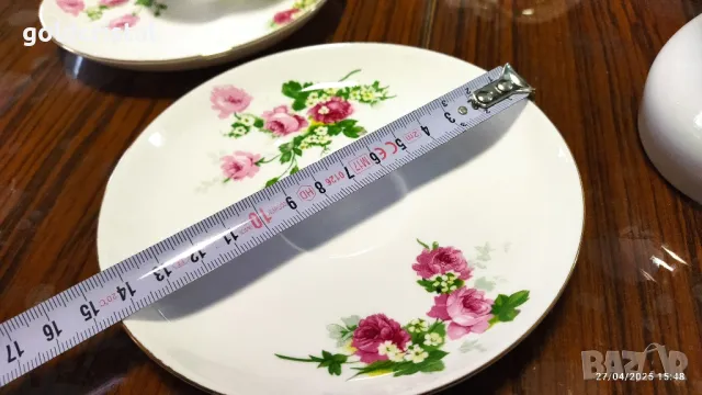 фин костен порцелан Франция чаши за кафе чай , снимка 7 - Антикварни и старинни предмети - 50093345