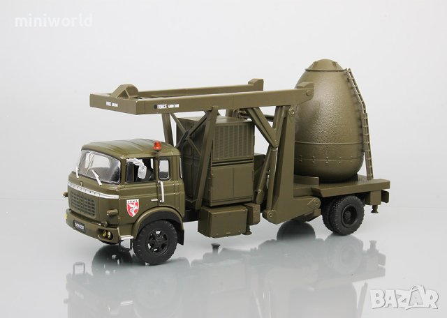 Berliet VTC Френски армейски камион 2018 - мащаб 1:43 на DeAgostini моделът е нов в блистер, снимка 3 - Колекции - 42621655