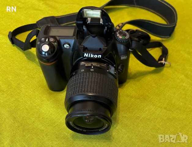 Цифров фотоапарат NIKON D50, снимка 4 - Фотоапарати - 55979098