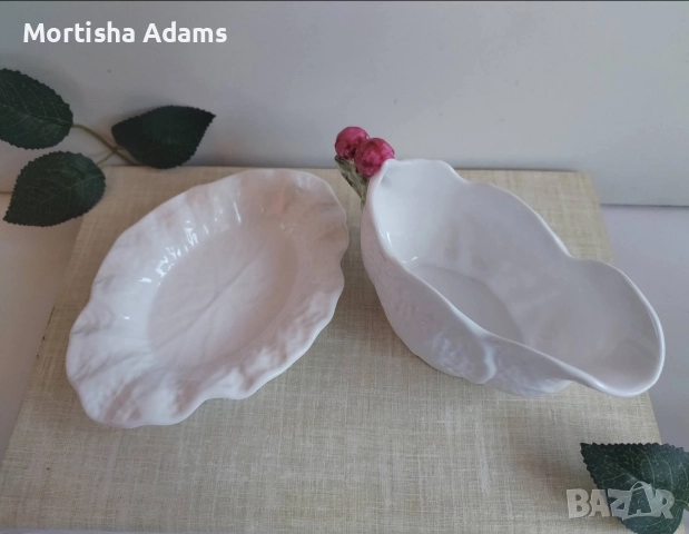 Мини каничка/ сосиерка- костен порцелан , снимка 4 - Други - 52788040