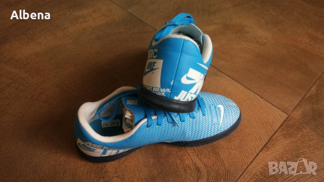 NIKE Mercurial Vipor Jr размер EUR 32 / UK13,5 детски за футбол в зала 126-13-S, снимка 6 - Детски маратонки - 41648300