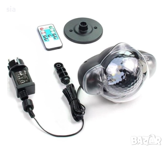 Прожектор с цветни точки,  Водоустойчив- IP54, снимка 3 - Декорация за дома - 52388484