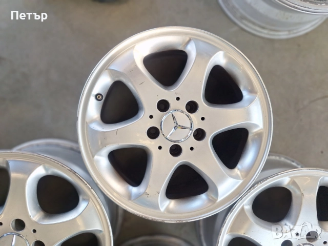 ОРИГИНАЛНИ АЛУМИНИЕВИ ДЖАНТИ МЕРЦЕДЕС E КЛАСА-5x112х66.6-16цола, снимка 4 - Гуми и джанти - 52636606
