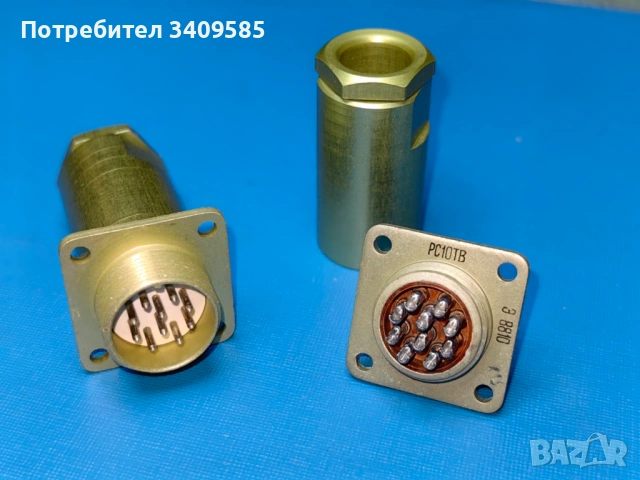 Съединители куплунги РС7ТВ РС10ТВ вилка + розетка с кожух, снимка 3 - Друга електроника - 53600057