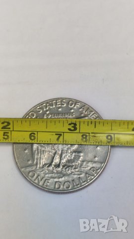 1 долар Айзенхауер 1974 г, голям. , снимка 4 - Нумизматика и бонистика - 41367542