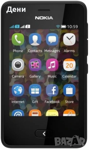 Nokia Asha 501/Black/ (Нов), снимка 3 - Nokia - 49563637