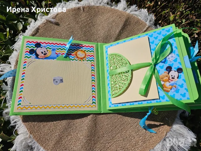 Албумче за бебе с Мики Маус, снимка 4 - Декорация за дома - 56232424