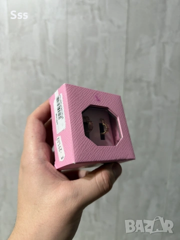 Обеци Swarovski Matrix Rose, снимка 2 - Обеци - 53181451