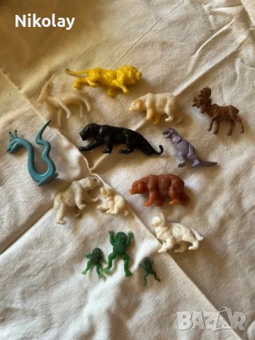 Колекционерски 14 бр. ретро vintage животни 80-те 