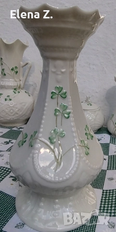 Ваза Island на Belleek Ирландия, снимка 2 - Вази - 52505060