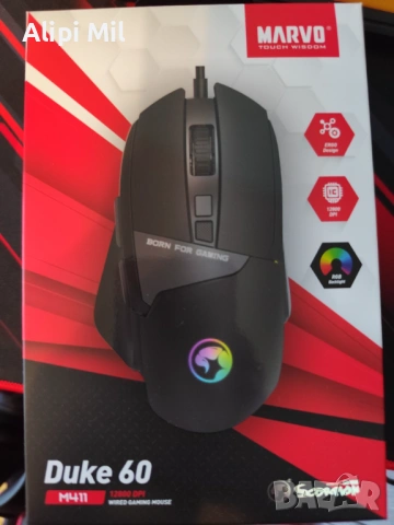 Геймърска мишка Marvo M411-като нова