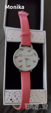 Чисто нов часовник в цвят диня , снимка 1