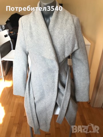 Сиво палто Esprit, снимка 4 - Палта, манта - 42446849