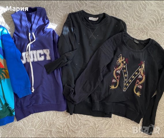 Блузи с дълъг ръкав Juicy Couture Adidas Stella McCartney Maison Scotch, снимка 1 - Блузи с дълъг ръкав и пуловери - 35770586