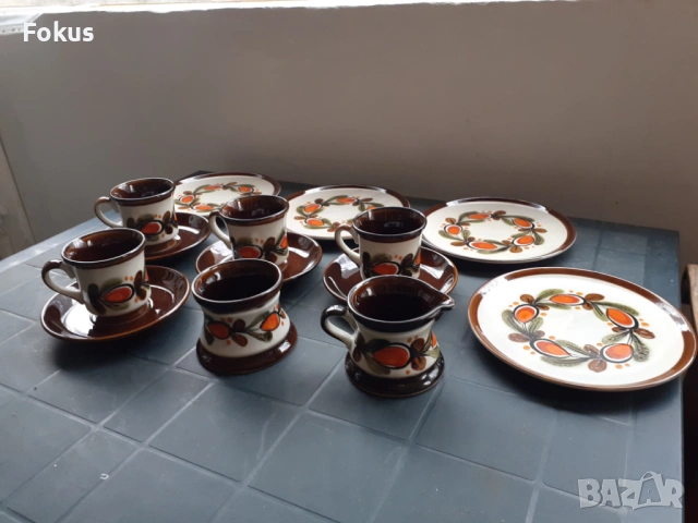 BERNAU - Страхотен сервиз немска керамика, снимка 4 - Антикварни и старинни предмети - 53445870