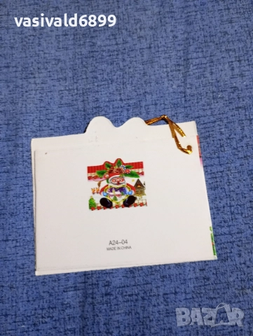 Лот от шест коледни картички , снимка 9 - Декорация за дома - 52693968