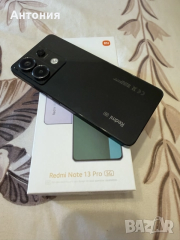 Xiaomi Redmi Note 13 Pro 5G, 8Gb/256Gb, цвят Midnight black, в гаранция, снимка 3 - Xiaomi - 55990561